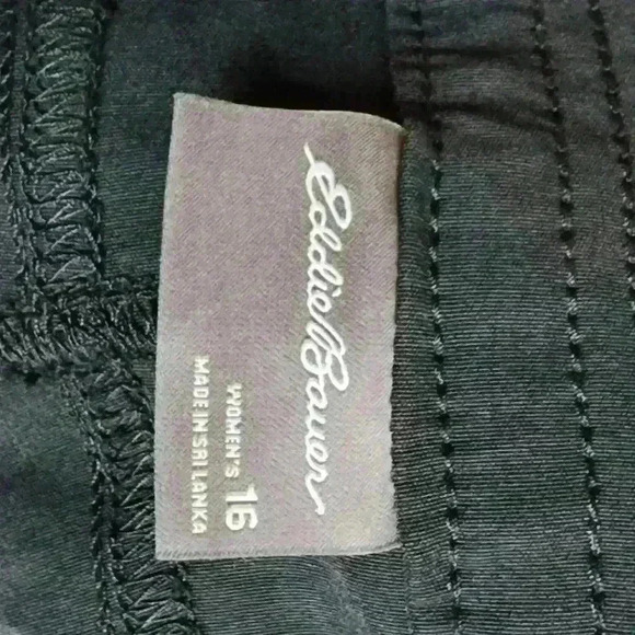 Eddie Bauer Women's Tech Capri Nylon Outdoors Hiking Sport Pants size 16 - Picture 7 of 8